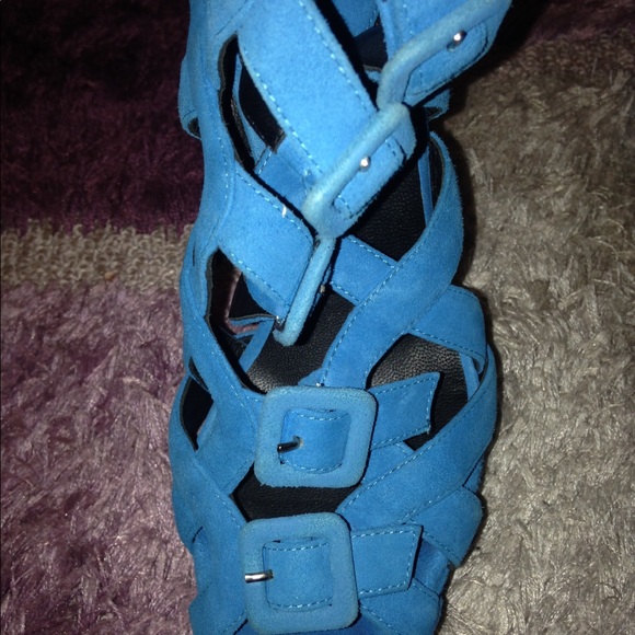 Giuseppe zanotti electric blue sandals - Picture 2 of 5